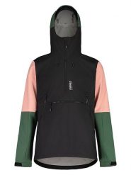 Maloja Kurtka funkcyjna "RinzinU. Puzzle" w kolorze czarno-jasnoróżowo-zielonym rozmiar: M. Czarne kurtki outdoor i hardshell Maloja, m, bez wzorów, bez kaptura. Za 385.62 zł.