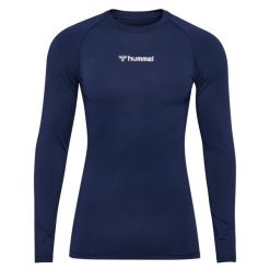 Dżersej z długim rękawem Hummel Bl Performance. Niebieskie bluzy Hummel, bez wzorów, z dżerseju, bez kaptura. Za 188.00 zł.