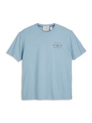 Scotch & Soda Koszulka w kolorze błękitnym rozmiar: S. Niebieskie bezrękawniki Scotch & Soda, s, bez wzorów, z bawełny, bez kołnierzyka, bez ramiączek. Za 52.67 zł.