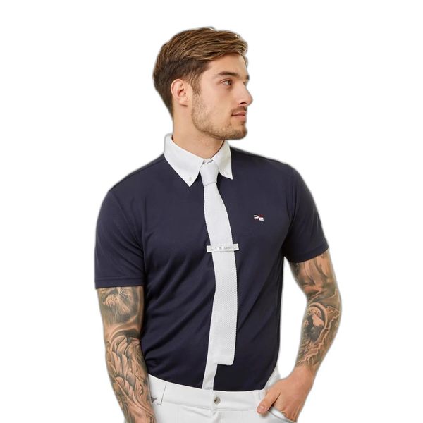 Koszula jeździecka Premier Equine Antonio. Białe koszule PREMIER EQUINE, m, bez wzorów, z materiału, bez kołnierzyka, bez ramiączek. Za 307.50 zł.