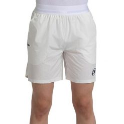 Spodenki Bullpadel Moncada hueso. Białe krótkie spodenki sportowe bullpadel, l, bez wzorów. Za 241.85 zł.