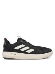 Adidas Trekkingi Terrex Boat Climacool JI3499 Czarny. Czarne buty trekkingowe Adidas, bez wzorów, z materiału, bez zapięcia. Za 419.99 zł.