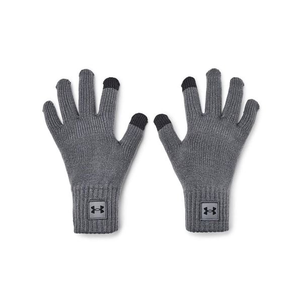 Rękawiczki męskie Under Armour HALFTIME GLOVES. Szare rękawiczki Under Armour, bez wzorów. Za 49.99 zł.