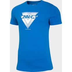 T-Shirt męski TSM203 - kobalt. T-shirty 4F. Za 49.99 zł.