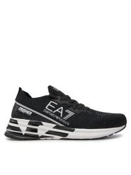 EA7 Emporio Armani Sneakersy X8X095 XK240 A120 Czarny. Czarne buty sportowe casual EA7 Emporio Armani, bez wzorów, z materiału, bez zapięcia. Za 479.99 zł.