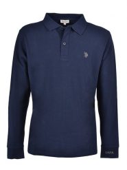 U.S. Polo Assn. Koszulka polo w kolorze granatowym rozmiar: XL. Niebieskie bezrękawniki U.S. Polo Assn., s, bez wzorów, bez kołnierzyka, bez ramiączek. Za 137.10 zł.