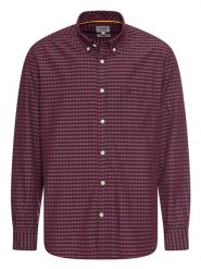 Camel Active Koszula - Regular fit - w kolorze czerwonym rozmiar: M. Czerwone koszule Camel Active, m, bez wzorów, z bawełny, bez kołnierzyka, bez ramiączek. Za 113.36 zł.