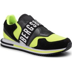 Sneakersy BIKKEMBERGS - Haled B4BKM0053 Yellow Fluo/Black. Czarne buty sportowe casual Bikkembergs, z aplikacjami, z materiału, bez zapięcia. Za 989.00 zł.