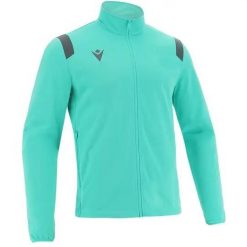 Bluza dresowa z pełnym zamkiem błyskawicznym Macron Fujin. Niebieskie bluzy bez kaptura Macron, l, bez wzorów, z dresówki, bez kaptura. Za 249.50 zł.