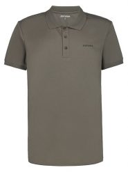Icepeak Funkcyjna koszulka polo "Bellmont" w kolorze beżowo-zielonym rozmiar: S. Brązowe koszulki polo Icepeak, bez wzorów, bez ramiączek, outdoorowe. Za 61.31 zł.