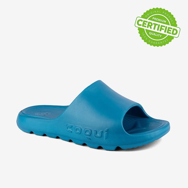 Klapki męskie Coqui Lou. Niebieskie klapki Coqui. Za 124.99 zł.