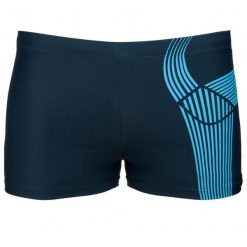Kąpielówki męskie spodenki bokserki Aqua-Sport Cosmo II. Niebieskie slipy i bokserki AQUA-SPORT, m, bez wzorów, z dzianiny. Za 60.99 zł.