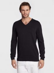 S.Oliver Sweter 2040666 Czarny Regular Fit. Czarne swetry rozpinane S.Oliver, m, bez wzorów, z bawełny, bez kołnierzyka, bez ramiączek. Za 139.99 zł.