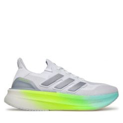 Buty do biegania adidas. Białe buty do biegania Adidas, bez wzorów, bez zapięcia, do biegania. Za 799.99 zł.