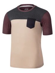 Protective Koszulka funkcyjna w kolorze beżowo-antracytowym rozmiar: XL. Brązowe t-shirty sportowe Protective, bez wzorów, z materiału, bez ramiączek, outdoorowe. Za 100.52 zł.