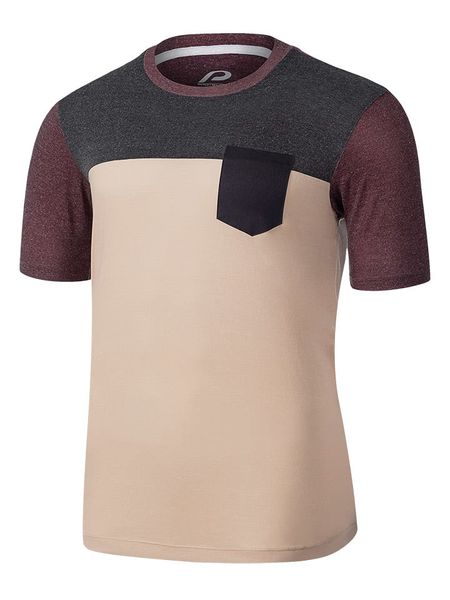 Protective Koszulka funkcyjna w kolorze beżowo-antracytowym rozmiar: XL. Brązowe t-shirty sportowe Protective, bez wzorów, z materiału, bez ramiączek, outdoorowe. Za 92.86 zł.