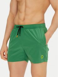 Save The Duck Szorty kąpielowe DW1222M RIPO20 Zielony Regular Fit. Zielone kąpielówki Save the duck, m, bez wzorów, z syntetyku. Za 239.99 zł.