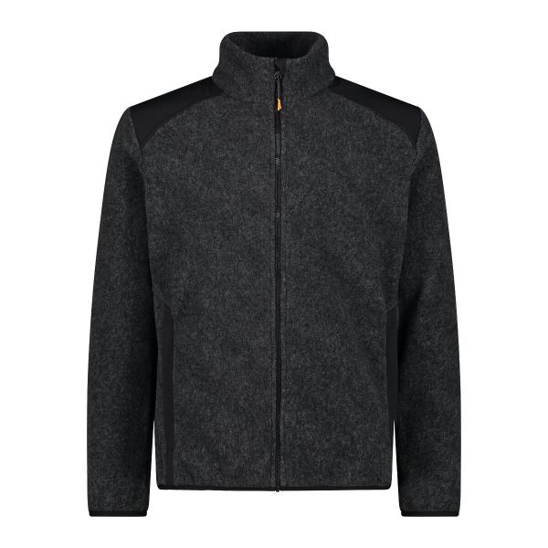 Kurtka wooltech CMP. Szare kurtki CMP, m, bez wzorów, z wełny, bez kaptura. Za 586.20 zł.