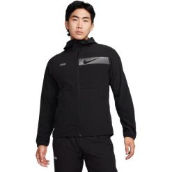 Bluza z kapturem Nike Unlimited, Mężczyźni. Czarne bluzy Nike, l, bez wzorów, z poliesteru, z kapturem. Za 522.99 zł.