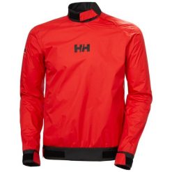 Kurtka wodoodporna Helly Hansen HP Minimalist. Czerwone kurtki przeciwdeszczowe Helly Hansen, bez wzorów, bez kaptura. Za 842.00 zł.