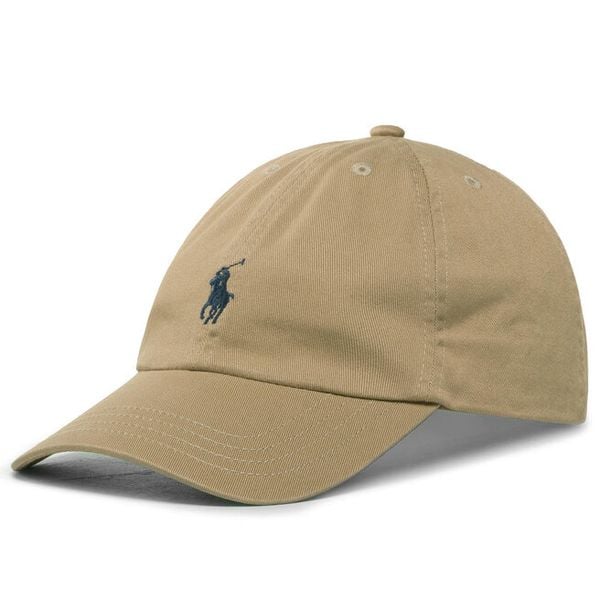 Czapka z daszkiem Polo Ralph Lauren. Brązowe czapki z daszkiem Polo Ralph Lauren, bez wzorów. Za 129.99 zł.