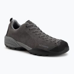 Buty turystyczne męskie SCARPA Mojito GTX 2025. Szare buty turystyczne Scarpa, bez wzorów, bez zapięcia, outdoorowe. Za 659.99 zł.