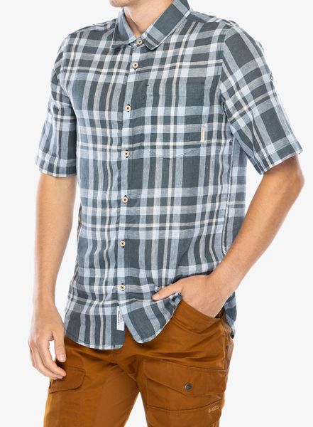 Koszula podróżnicza Craghoppers Cartwright SS Shirt. Zielone koszule Craghoppers, s, bez wzorów, ze lnu, bez kołnierzyka, bez ramiączek. Za 235.39 zł.