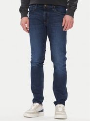 Lee Jeansy Luke 112365111 Granatowy Super Slim Fit. Niebieskie jeansy Lee, m. Za 259.99 zł.