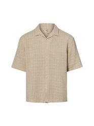 Redefined Rebel koszula z krótkim rękawem i zawartością lnu - RRCorey Mężczyźni Comfort Fit Bawełna beżowy, XXL. Brązowe koszule Redefined Rebel, m, bez wzorów, z bawełny, bez kołnierzyka, bez ramiączek. Za 139.95 zł.