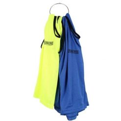 Kamizelka odblaskowa Kuebler Sport (x20). Niebieskie kamizelki sportowe KUEBLER SPORT, bez wzorów, z materiału, bez kaptura, na fitness i siłownię. Za 437.50 zł.