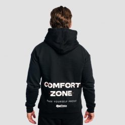 Bluza męska fitness z kapturem i zamkiem Zone Zip Up. Czarne bluzy z kapturem GYMBEAM, m, bez wzorów, z bawełny, z kapturem. Za 143.90 zł.