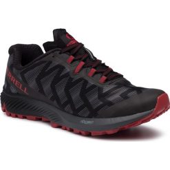 Trekkingi MERRELL - Agility Synthesis Flex J85767 Black/Cherry. Czarne trekkingi Merrell, bez wzorów, z materiału, bez zapięcia. Za 399.00 zł.