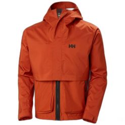 Modułowa kurtka wodoodporna Helly Hansen Flex. Brązowe kurtki przeciwdeszczowe Helly Hansen, m, bez wzorów, bez kaptura. W wyprzedaży za 1,546.50 zł.