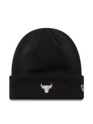 New Era Czapka Metallic Cuff Beani 60565216 Czarny. Czarne czapki zimowe New Era, bez wzorów, z syntetyku. Za 149.99 zł.