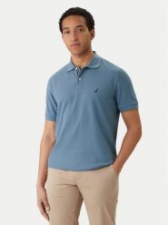 Nautica Polo Cabin NCCR0110 Niebieski Classic Fit. Niebieskie koszulki polo Nautica, m, bez wzorów, z bawełny, bez kołnierzyka, bez ramiączek. Za 129.99 zł.