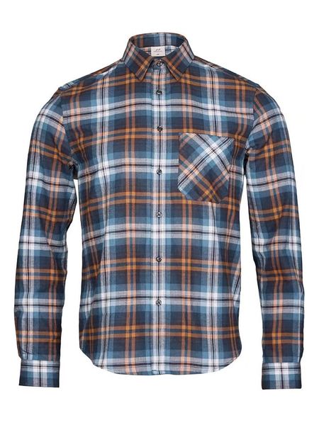 Protective Koszula w kolorze jasnobrązowo-niebieskim rozmiar: XXL. Brązowe koszule Protective, xxl, bez wzorów, bez kołnierzyka, bez ramiączek. Za 149.95 zł.