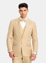 PAKO LORENTE - Beżowa marynarka garniturowa z wełny. Brązowe marynarki Pako Lorente, m, bez wzorów, z poliesteru, młodzieżowe. Za 1,699.99 zł.