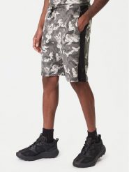 Guess Szorty sportowe Z6RD00 K9YI1 Szary Regular Fit. Szare krótkie spodenki sportowe Guess, l, z aplikacjami, z bawełny. Za 299.99 zł.