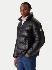 Tommy Jeans Kurtka zimowa Western DM0DM22286 Czarny Regular Fit. Czarne kurtki Tommy Jeans, na zimę, m, bez wzorów, z jeansu, bez kaptura. Za 949.99 zł.