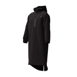 Parka Speedo Pro Vanquisher. Czarne szlafroki Speedo, l, bez wzorów, z materiału, bez ramiączek, długie, z kapturem. Za 666.50 zł.