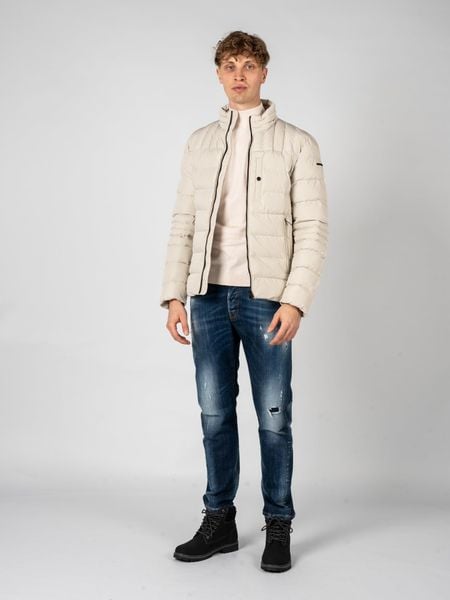 Kurtka turystyczna męska Hilstone. Brązowe kurtki Geox, m, bez wzorów, z poliesteru, bez kaptura. Za 597.00 zł.