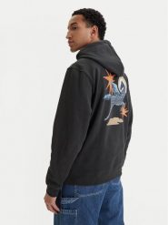 RVCA Bluza Pegasus EVYSF00137 Czarny Boxy Fit. Czarne bluzy RVCA, m, bez wzorów, z bawełny, bez kaptura. Za 389.99 zł.