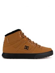 DC Sneakersy PURE HIGH-TOP WC WNT ADYS400047-WEA Brązowy. Brązowe buty sportowe casual DC, bez wzorów, ze skóry, bez zapięcia. Za 237.99 zł.
