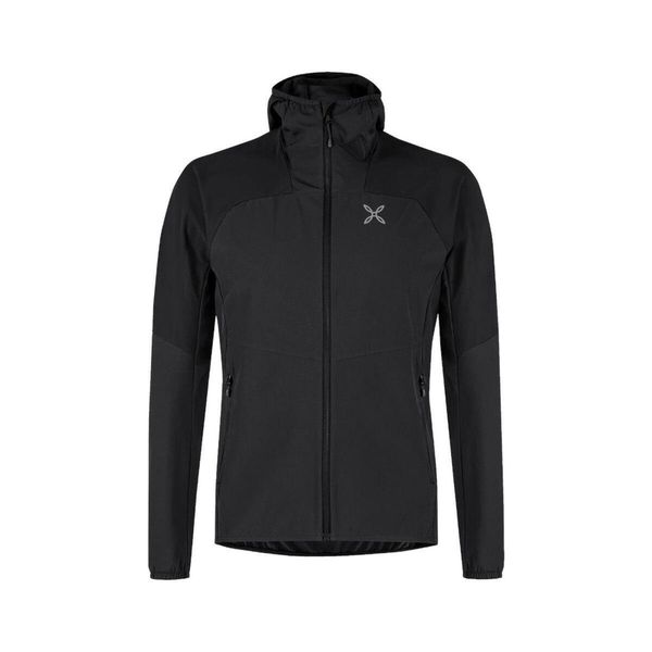 Kurtka męska Montura Rise Hooded. Czarne kurtki MONTURA, m, bez wzorów, z softshellu, bez kaptura. Za 489.99 zł.