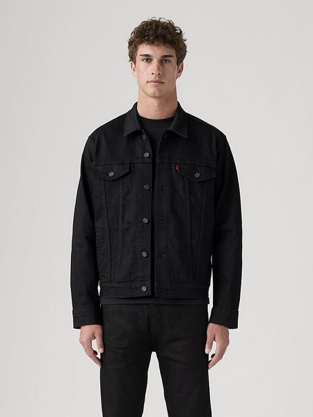 Levi's Kurtka dżinsowa w kolorze czarnym rozmiar: XL. Czarne kurtki Levi's®, s, z aplikacjami, bez kaptura. Za 210.81 zł.