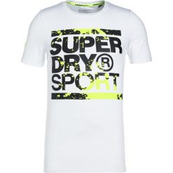 Superdry TRAINING GRAPHIC TEE Tshirt z nadrukiem white. T-shirty marki Superdry, z nadrukiem, z elastanu. Za 149.00 zł.