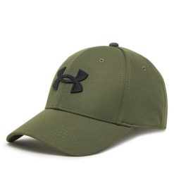 Czapka z daszkiem Under Armour. Zielone czapki z daszkiem Under Armour, bez wzorów. Za 89.99 zł.