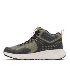 Buty trekkingowe męskie Columbia Konos Trs Outdry Mid. Brązowe trekkingi Columbia, bez wzorów, z materiału, bez zapięcia. Za 439.99 zł.