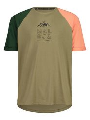 Maloja Koszulka funkcyjna "AnderterM" w kolorze khaki rozmiar: XL. Brązowe t-shirty sportowe Maloja, bez wzorów, z materiału, bez ramiączek, outdoorowe. Za 136.13 zł.