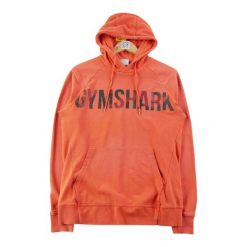 Second life - Gymshark męska bluza z kapturem do biegania - Stan dobry. Brązowe bluzy z kapturem GYMSHARK, m, bez wzorów, z materiału, z kapturem. Za 85.16 zł.